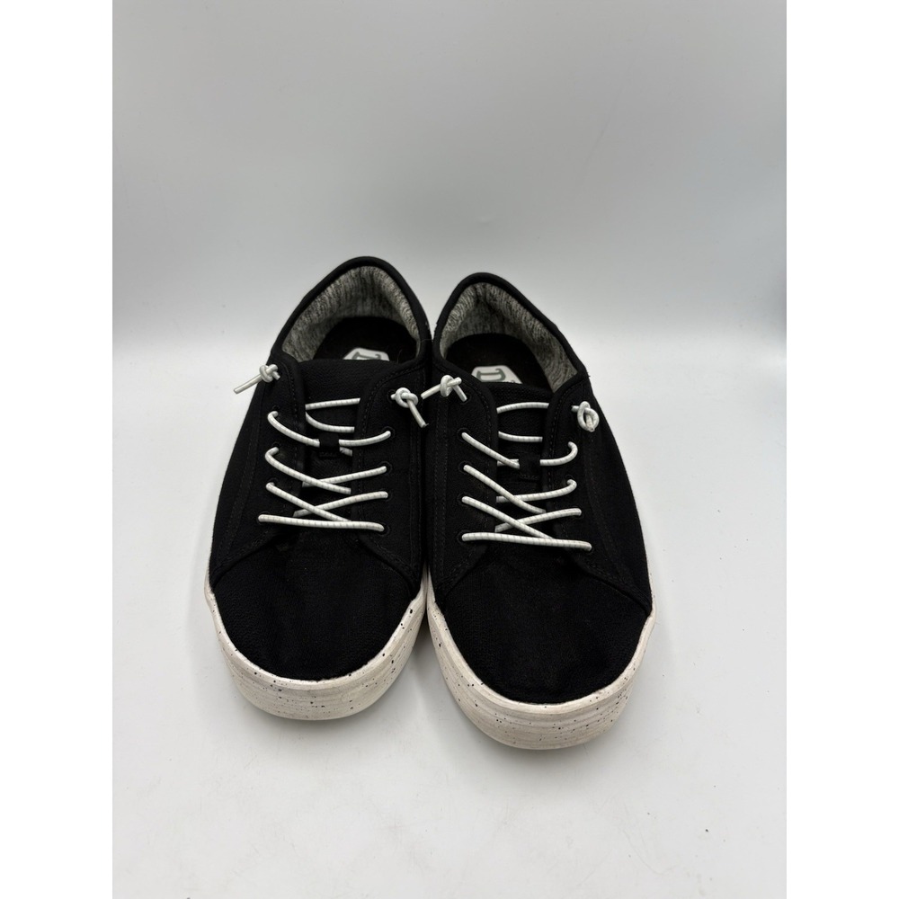 HEYDUDE Cody M Sport Mesh Black White Lace-Up Sneaker Mens 10 40391-001 - Picture 2 of 15